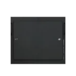 Rear view of the 75-inch window-facing display showing the ruggedized chassis and high-performance cooling fans for direct sunlight use.