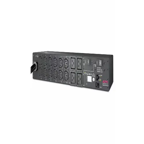 APC metered rack PDU 2U front view with display