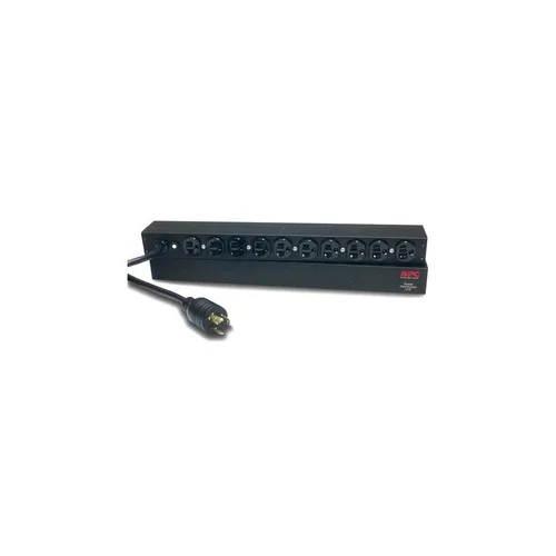 APC basic rack PDU 1U front view with NEMA outlets
