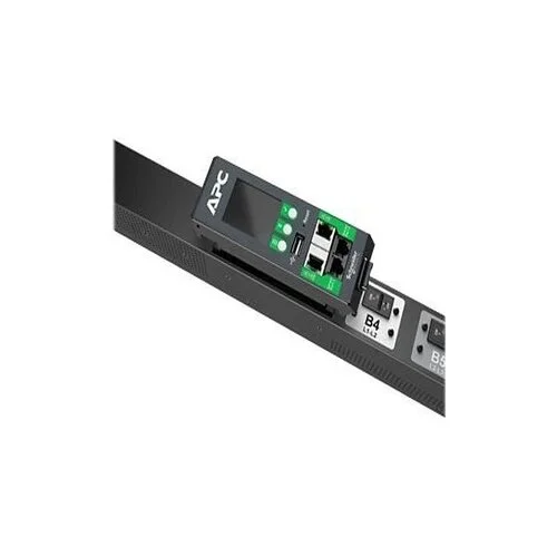 APDU10151SM Rear view showing NEMA L6-30P plug and outlet density