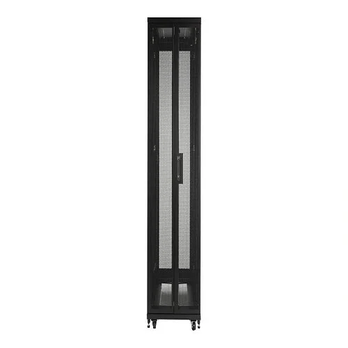 APC NetShelter SV 48U cabinet rear view with ventilation