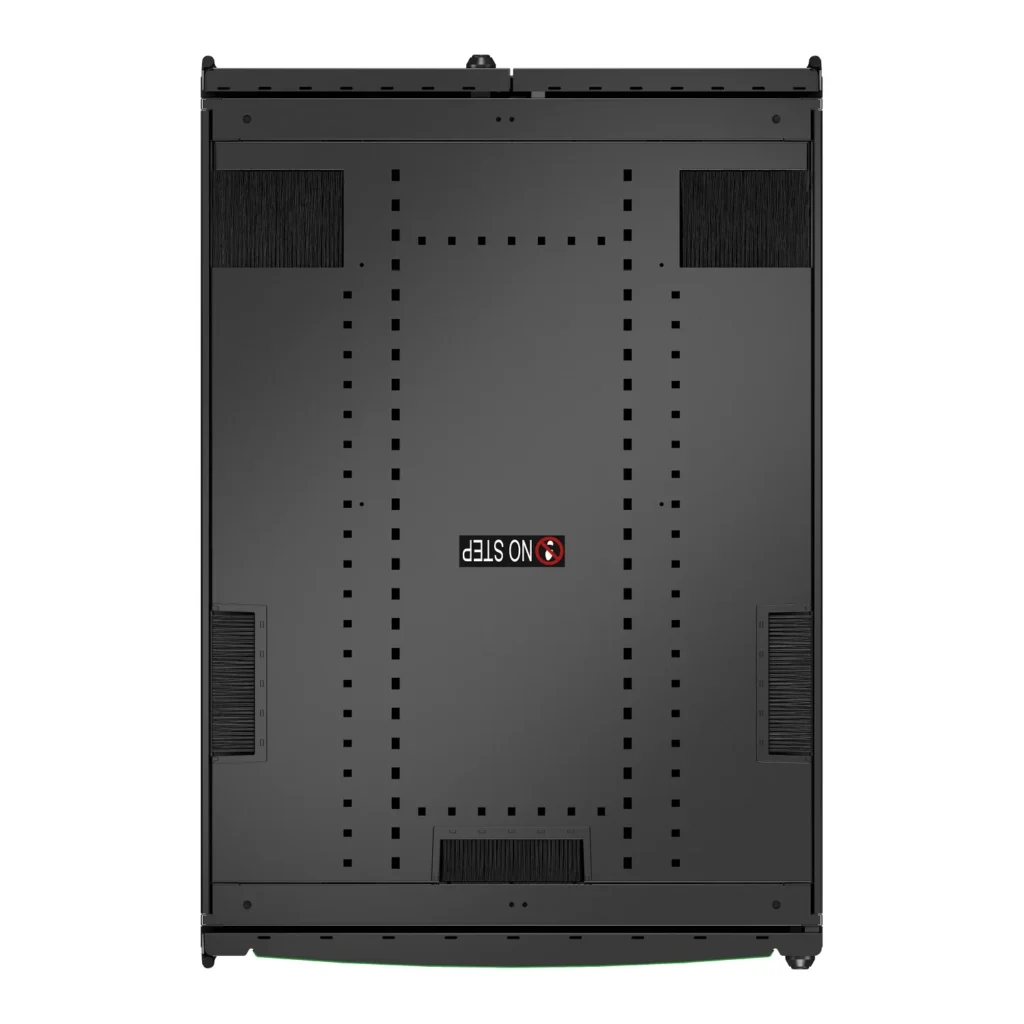 APC NetShelter SX 48U rear view with panels