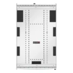 AR3358W Interior showing white vertical rails and cable management troughs