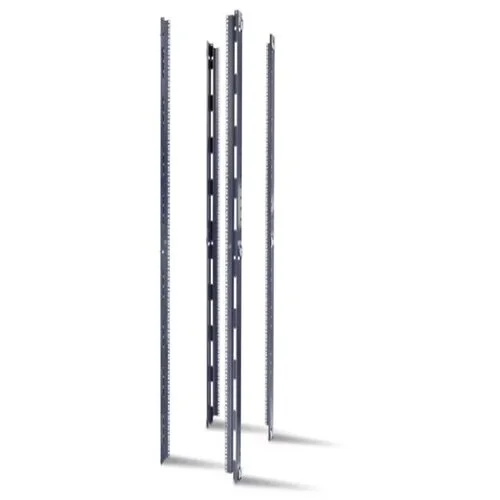 APC Vertical Mounting Rails with Square Holes AR7510 Black