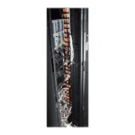 AR7585 full-length view showing cable organization for 48U racks