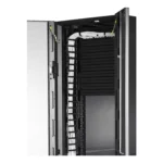 APC vertical cable manager rear view