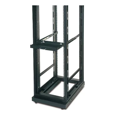 APC rack keyboard drawer rear view