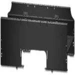 APC rack cable trough 0U front view black