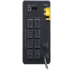 BVK1200M2 Rear showing 6 Battery Backup and Surge Protected outlets