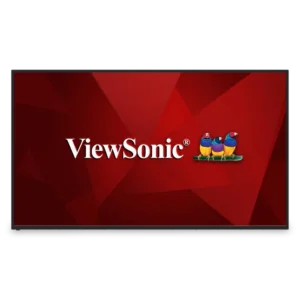 Front view of ViewSonic CDE6512 commercial display with large 65-inch screen