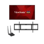 Front view of ViewSonic CDE7520-E1 commercial display with large 75-inch screen