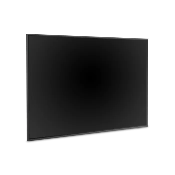 Side view of ViewSonic CDE7520-E1 commercial screen showing slim signage profile