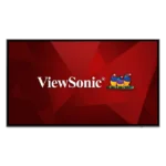 Front view of ViewSonic CDE7520-W wireless presentation display with large screen