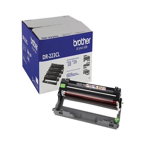 Side view of Brother DR223CL drum unit showing cartridge shape and profile
