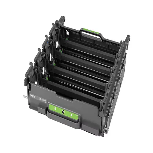 Side view of Brother DR431CL drum unit showing cartridge profile and length
