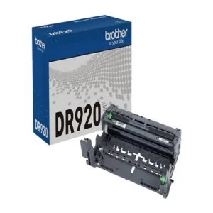 Front view of Brother DR920 drum unit with product label and part number