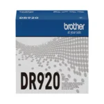 Side view of Brother DR920 drum unit showing cylindrical housing profile