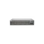 Front view of Juniper EX2300-48P Ethernet switch with multiple PoE ports