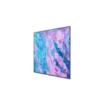 Front view of Samsung 65-inch Smart TV featuring high 4K resolution and a wide-viewing-angle professional panel.