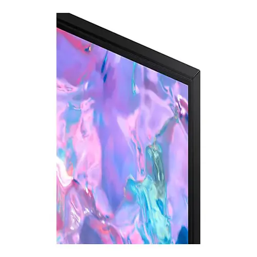 Rear view of the 75-inch large-format TV showing the heavy-duty mounting pattern and industrial-strength housing.