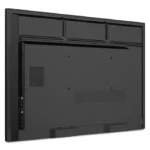 Back view of ViewSonic IFP5550 interactive display showing input ports and rear housing