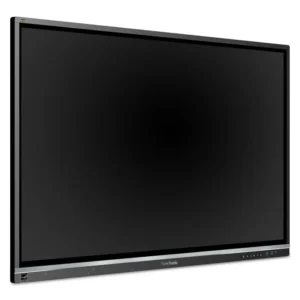 Front view of ViewSonic IFP5550 interactive flat panel display with large touchscreen