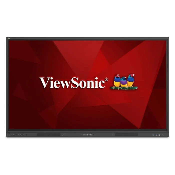 Front view of ViewSonic IFP55G1 interactive flat panel display with touchscreen