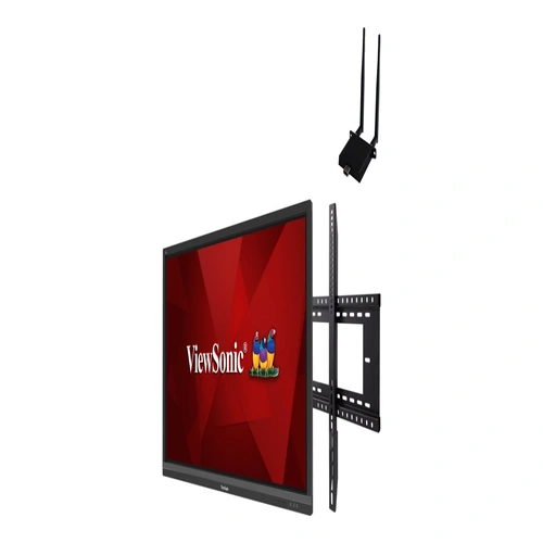 Side view of ViewSonic IFP6550-E1 display showing slim industrial frame