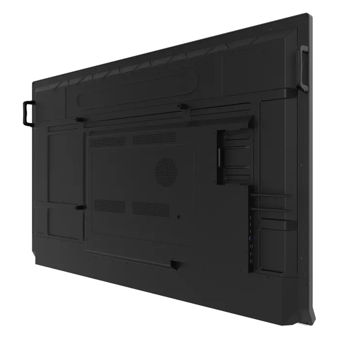 Back view of ViewSonic IFP6552-1TAA display showing mounting points and input ports