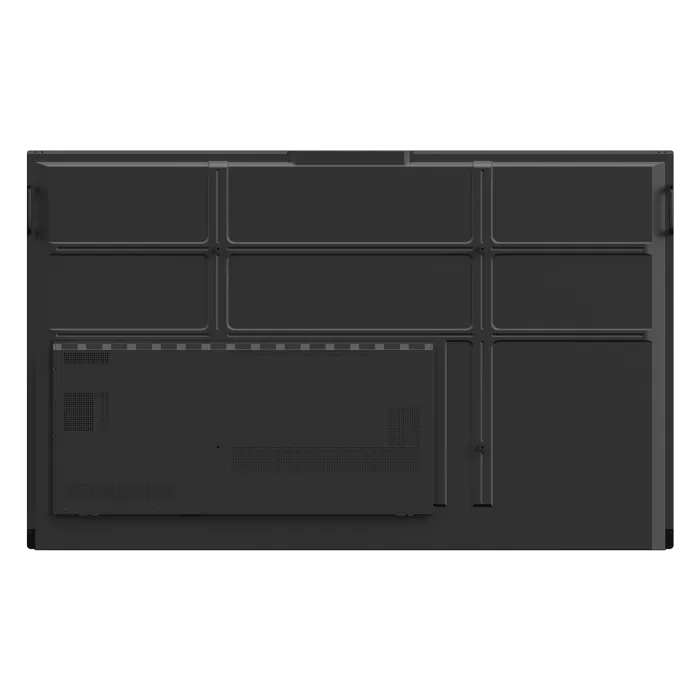 Back view of IFP8652-1C interactive display rear housing