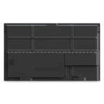 Back view of ViewSonic IFP8662 display showing connectivity ports and mounting panel