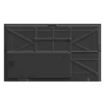 Back view of IFP9850 interactive display rear housing