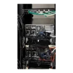 KVM-USB close-up of RJ-45 to USB and VGA server connectors