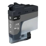 Front view of Brother LC406BKS black ink cartridge with label and model number