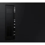 Rear view of Samsung 146-inch MicroLED display showing the specialized modular frame system and power distribution units.