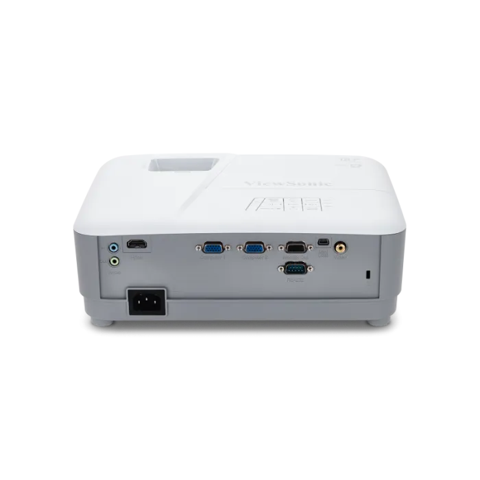 Back view of PA503S projector rear panel