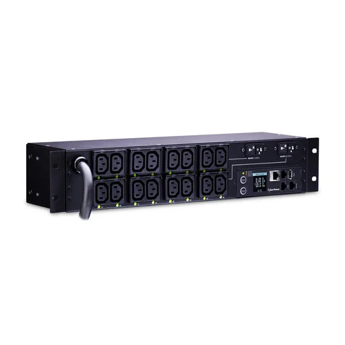 Side view highlighting the 2U rackmount height (3.5 inches) and the industrial-grade black metal housing for enterprise server racks.
