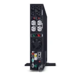 Rear view showing 8 NEMA 5-15R outlets, an EBM expansion port, and the network management Ethernet port.