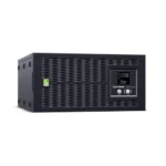 Front view of a massive 5U rack/tower UPS featuring a large LCD control module and heavy-duty handles.