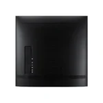 Rear view of Samsung 43-inch display showing the standard VESA mounting holes and the recessed input panel for wall-hugging installation.