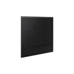 Rear view of Samsung 50-inch QMC display showing the clean back chassis with VESA mount compatibility and side-oriented connectivity.