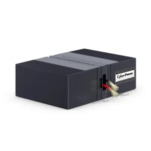 Front view of the RB1270X2 kit showing two 12V/7Ah sealed lead-acid batteries bundled for standard UPS units.