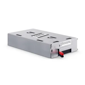 Front view of the RB1270X4A cartridge showing four 12V/7Ah batteries designed for seamless user replacement.