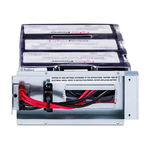 Front view of the RB1290X3R Replacement Battery Cartridge showing three interconnected 12V/9Ah batteries.