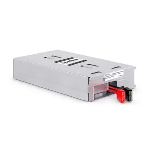 Front view of the RB1290X4C kit featuring four 12V/9Ah batteries bundled for high-capacity Smart App UPS systems.