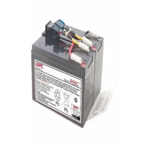 APC replacement battery cartridge 48 front view