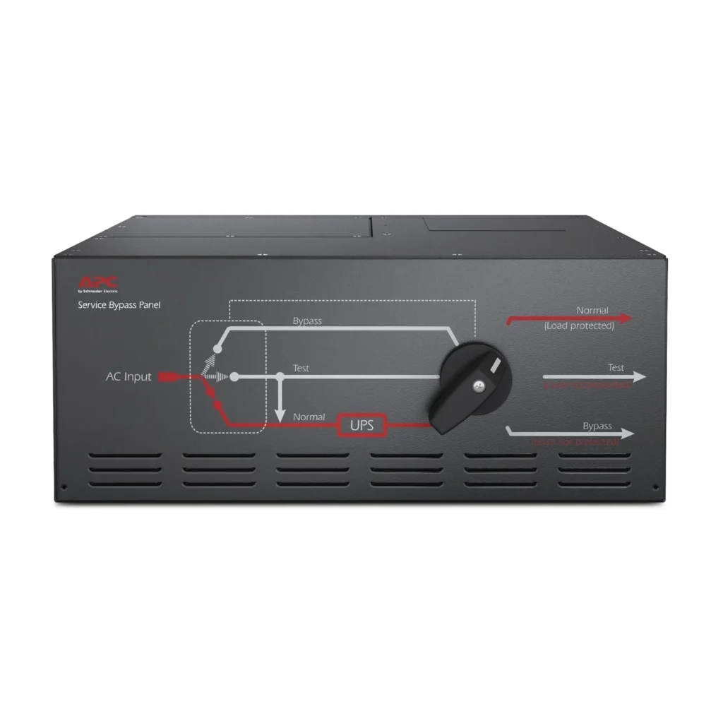 APC service bypass panel front view