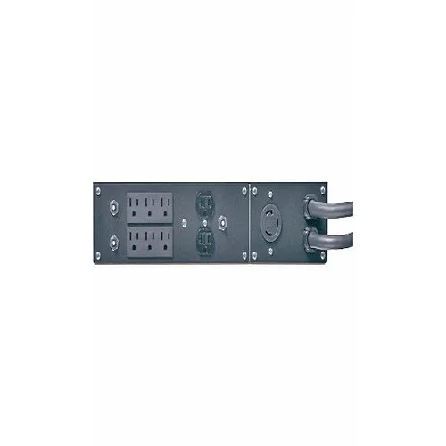 SBP3000RM2U Rear showing L5-30P Input and L5-30R Outlets