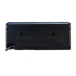 Rear view showing the wall-mount mounting holes and the integrated heavy-duty power cord.