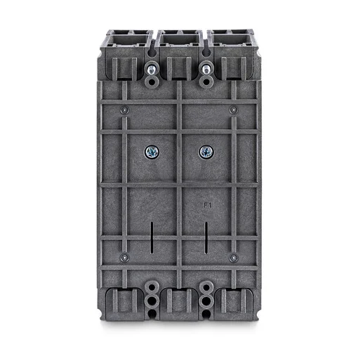 Rear view showing the heavy-duty blind-mate power contacts for insertion into a modular UPS chassis.